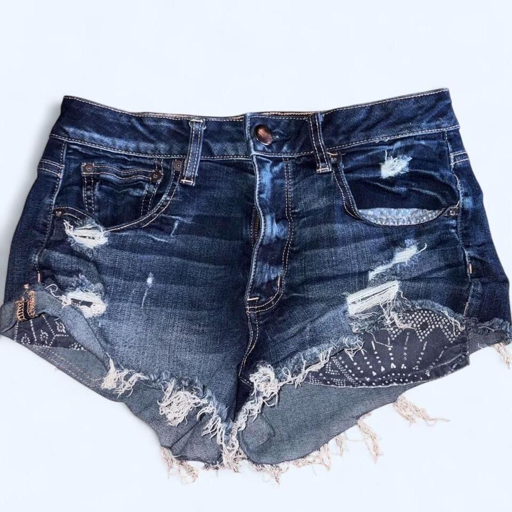 American-eagle Women's Blue and Navy Shorts